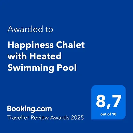 빌라 Happiness With Heated Swimming Pool